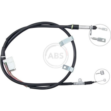 A.B.S. Seilzug, Feststellbremse K14143 A.B.S. Seilzug, Feststellbremse K14143