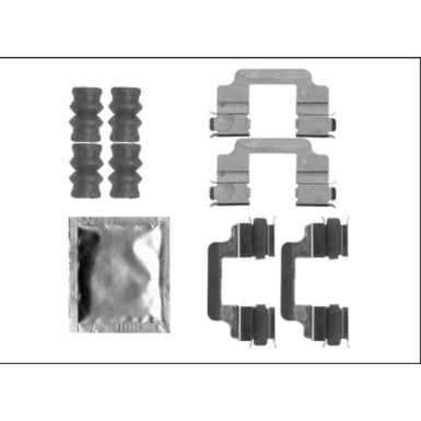Zubehörsatz, Scheibenbremsbelag | 82540900 Zubehörsatz, Scheibenbremsbelag | 82540900