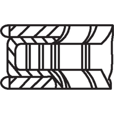 MAHLE Kolbenringsatz | 001 06 N1