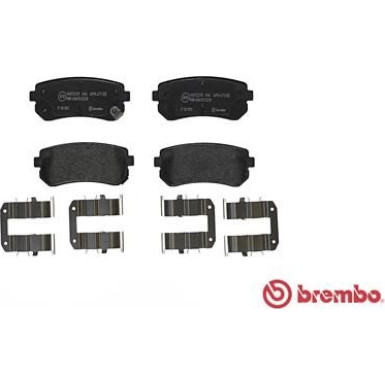 BREMBO Bremsklötze Xtra HA | HYUNDAI i30 KIA Ceed 07-19 | P 30 051X BREMBO Bremsklötze Xtra HA | HYUNDAI i30 KIA Ceed 07-19 | P 30 051X