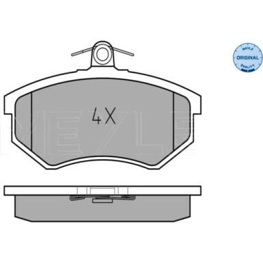 Bremsbelagsatz Vw P. A80/100 82-9 Ohne Sensor | 025 206 6919