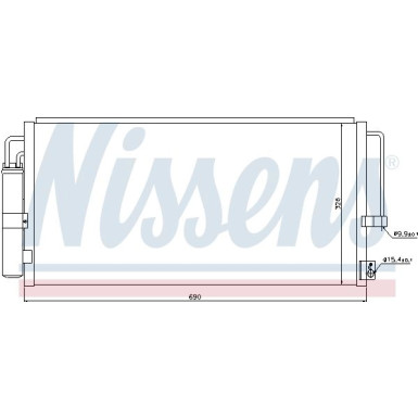 Kondensator PKW SUBARU IMPREZA 02 FIRST FIT 94884