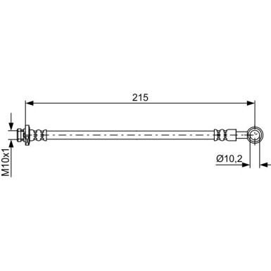 Bremsschlauch | NISSAN | 1987481833