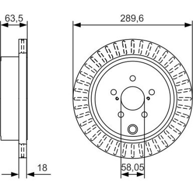 Bremsscheibe | SUBARU,TOYOTA | 0 986 479 A83