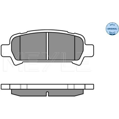Bremsbelagsatz Subaru T. Forester/Impreza 97- Mit Sensor | 025 235 7214/W