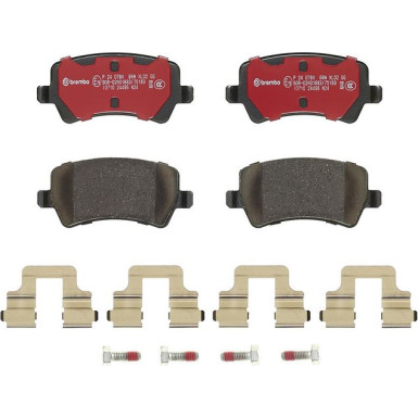 BREMBO Bremsklötze Xtra HA | FORD Galaxy VOLVO S60, S80 06-18 | P 24 078X BREMBO Bremsklötze Xtra HA | FORD Galaxy VOLVO S60, S80 06-18 | P 24 078X