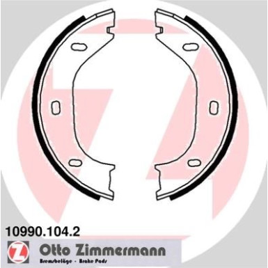 ZIMMERMANN Bremsbacken | 10990.104.2