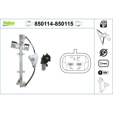 VALEO Fensterheber 850115 VALEO Fensterheber 850115