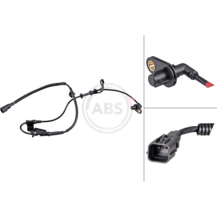 A.B.S. Sensor, Raddrehzahl 32090 A.B.S. Sensor, Raddrehzahl 32090