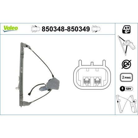 VALEO Fensterheber 850349 VALEO Fensterheber 850349
