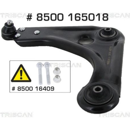 Lenker, Radaufhängung 8500 165018 Lenker, Radaufhängung 8500 165018