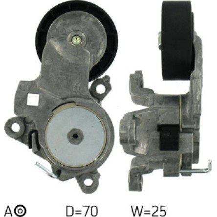 Multi-V-Umlenkrolle VKM 33130 Multi-V-Umlenkrolle VKM 33130