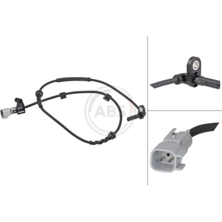 A.B.S. Sensor, Raddrehzahl 32072 A.B.S. Sensor, Raddrehzahl 32072