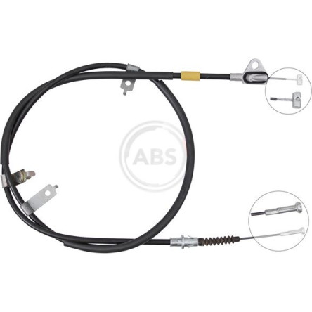 A.B.S. Handbremsseil Seilzug Festellbremse K10044 A.B.S. Handbremsseil Seilzug Festellbremse K10044