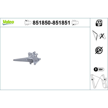 VALEO Fensterheber 851850 VALEO Fensterheber 851850