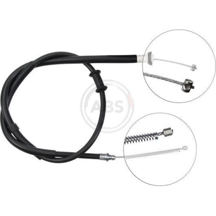 A.B.S. Handbremsseil Seilzug Festellbremse K16937 A.B.S. Handbremsseil Seilzug Festellbremse K16937