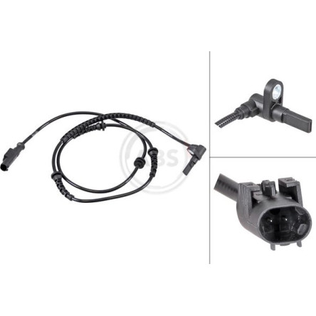 A.B.S. Sensor, Raddrehzahl 31768 A.B.S. Sensor, Raddrehzahl 31768