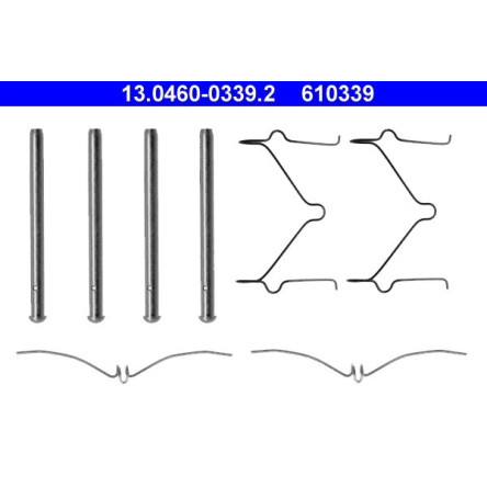 ATE Zubehör, Bremsbeläge 13.0460-0339.2 ATE Zubehör, Bremsbeläge 13.0460-0339.2