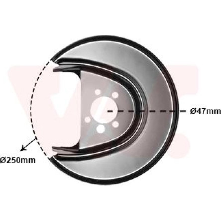 VAN WEZEL Spritzblech, Bremsscheibe 5814373 VAN WEZEL Spritzblech, Bremsscheibe 5814373