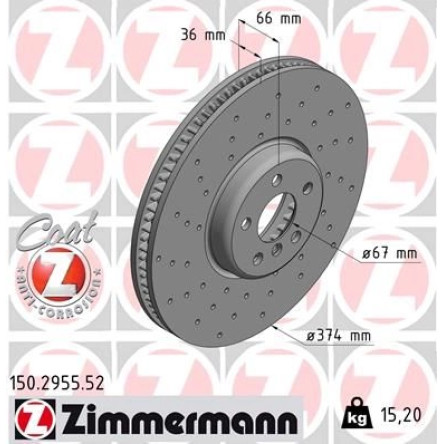 Bremsscheibe VA Sport 150.2955.52 Bremsscheibe VA Sport 150.2955.52