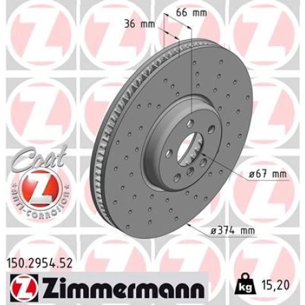 Bremsscheibe VA Sport 150.2954.52 Bremsscheibe VA Sport 150.2954.52