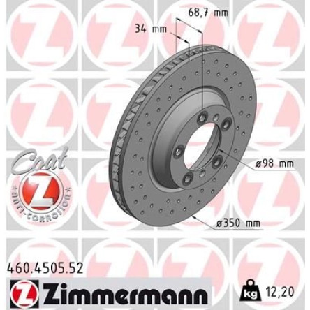 Bremsscheibe VA re Sport 460.4505.52