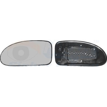 VAN WEZEL Spiegelglas, Außenspiegel 1858837 VAN WEZEL Spiegelglas, Außenspiegel 1858837