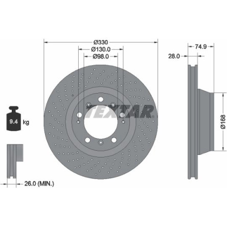 Bremsscheibe 92218905 Bremsscheibe 92218905