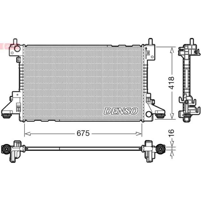 Denso Motorkühler DRM20006 Denso Motorkühler DRM20006