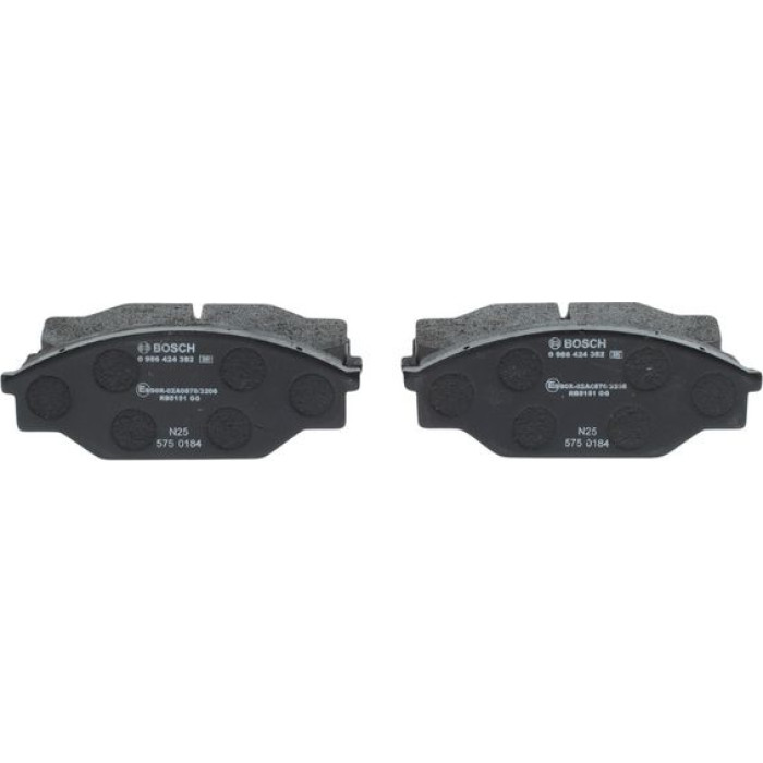 0 986 424 382 Bosch Bremsbelagsatz 0 986 424 382 0 986 424 382 Bosch Bremsbelagsatz 0 986 424 382