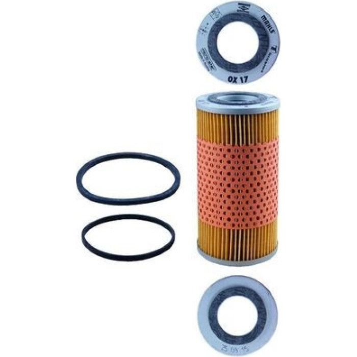 OX 17D MAHLE Ölfilter OX 17D, Filtereinsatz, Höhe 141 mm – u. a. für Škoda 110, 110 Coupé, Austin Metro I Fastback (XF) – OE Nummer 800451 - l OX 17D MAHLE Ölfilter OX 17D, Filtereinsatz, Höhe 141 mm – u. a. für Škoda 110, 110 Coupé, Austin Metro I Fastback (XF) – OE Nummer 800451 - l