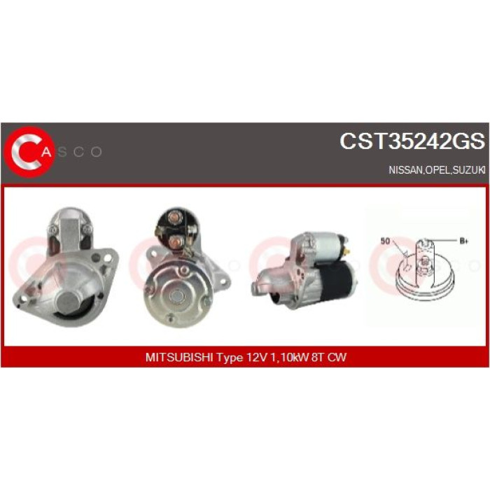 CASCO Anlasser CST35242GS CASCO Anlasser CST35242GS
