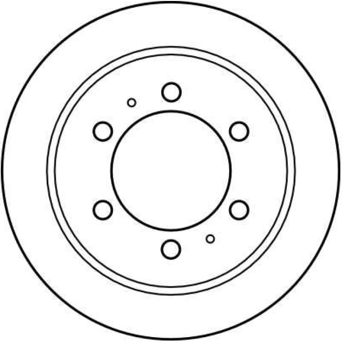 TRW Bremsscheibe Daewoo T. Musso DF4133 TRW Bremsscheibe Daewoo T. Musso DF4133