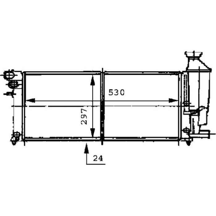 MAHLE Kühler, Motorkühlung CR 468 000S MAHLE Kühler, Motorkühlung CR 468 000S