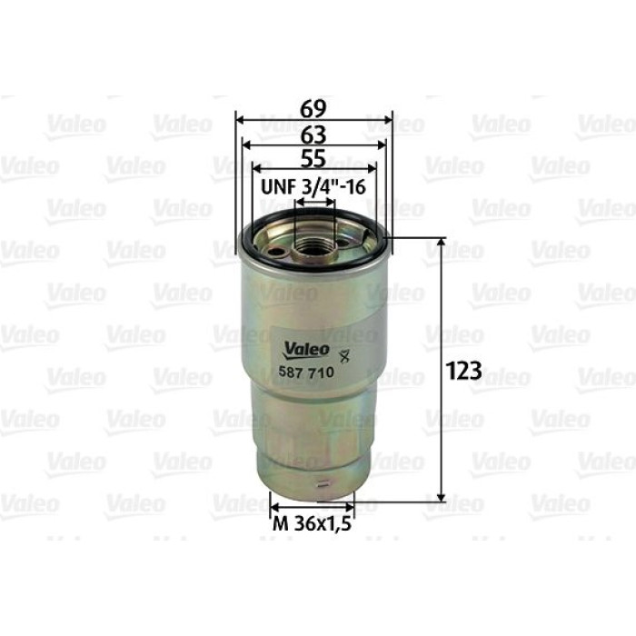 587710 Valeo Kraftstofffilter 587710 587710 Valeo Kraftstofffilter 587710