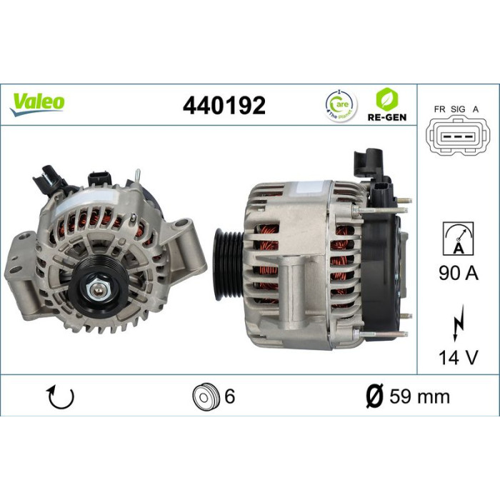 Valeo Lichtmaschine 440192 Valeo Lichtmaschine 440192