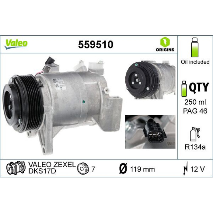 Valeo Kompressor 559510