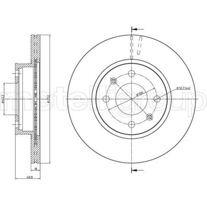 Cifam Bremsscheibe 800-1104