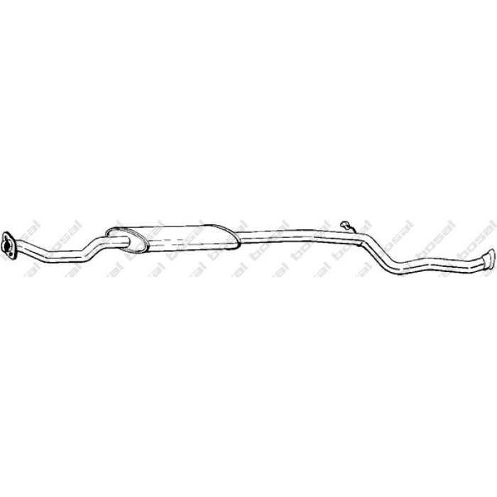 Bosal Schalldämpfer 289-007 Bosal Schalldämpfer 289-007