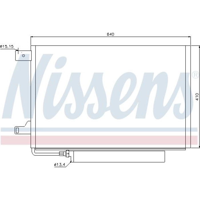 Nissens Klimakondensator PKW 94911