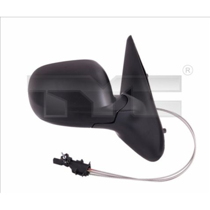TYC Außenspiegel rechts mechanisch verstellbar mit Seilzug, konvex, mit Temperatursensor 331-0009 OE Nummer 6K1857508G01C - l TYC Außenspiegel rechts mechanisch verstellbar mit Seilzug, konvex, mit Temperatursensor 331-0009 OE Nummer 6K1857508G01C - l