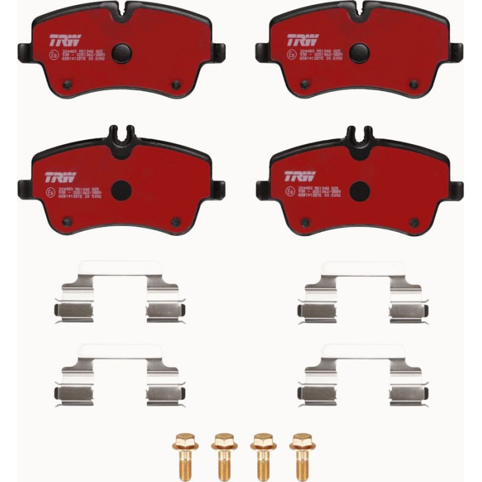 TRW Bremsbelagsatz Mercedes-Benz W203/C209/R171 00-11 Dtec Cotec GDB1413DTE
