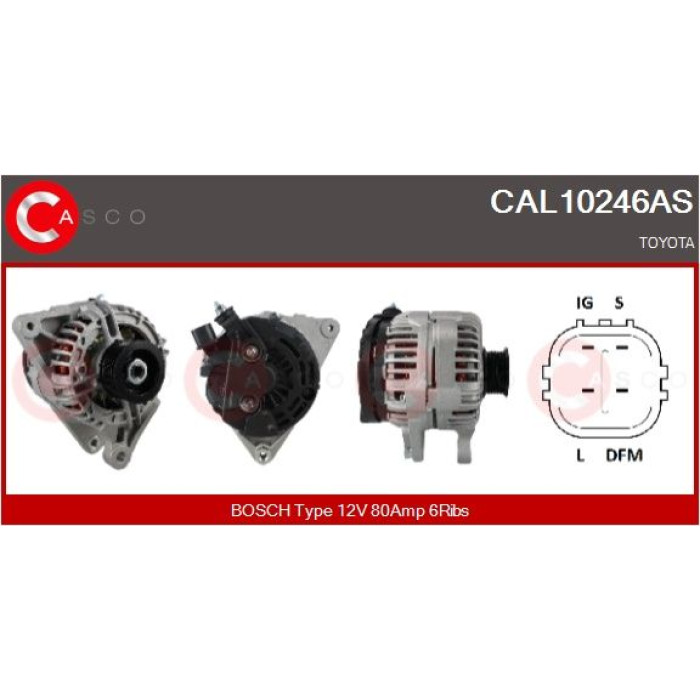 CASCO Generator CAL10246AS CASCO Generator CAL10246AS