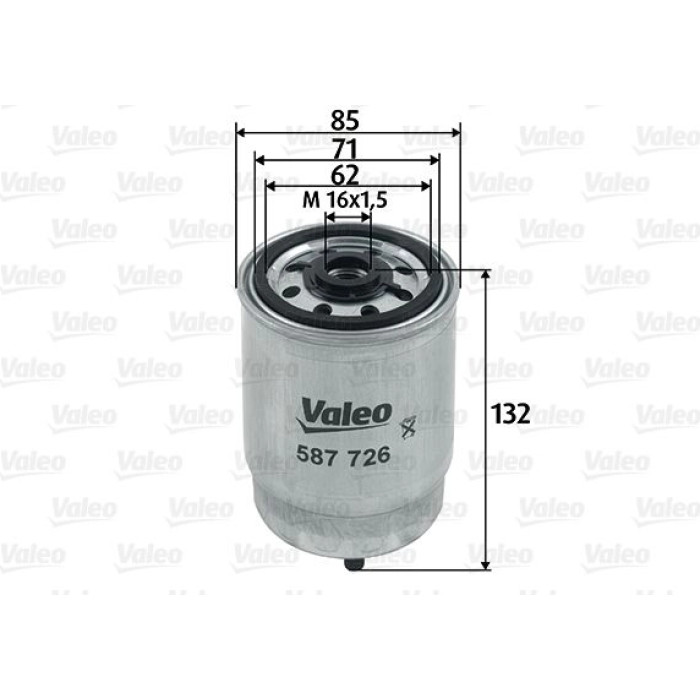 587726 Valeo Kraftstofffilter 587726 587726 Valeo Kraftstofffilter 587726