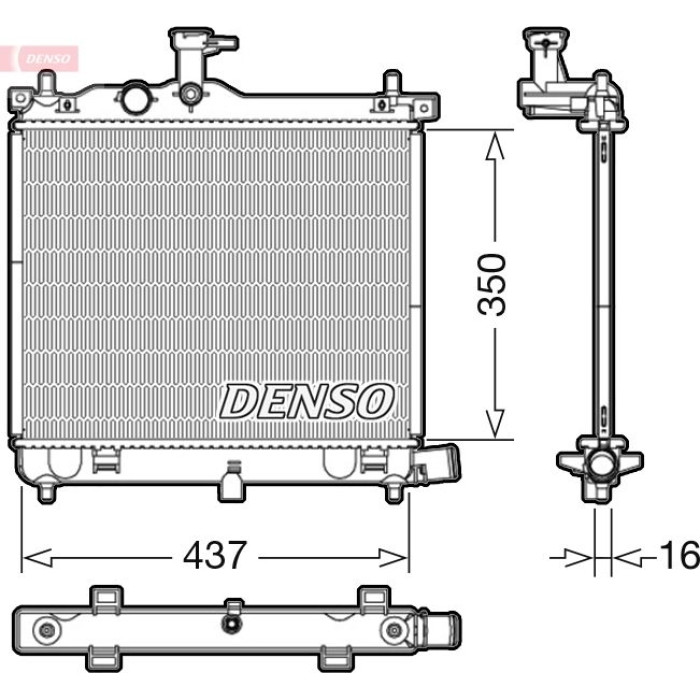 Denso Motorkühler DRM41009 Denso Motorkühler DRM41009