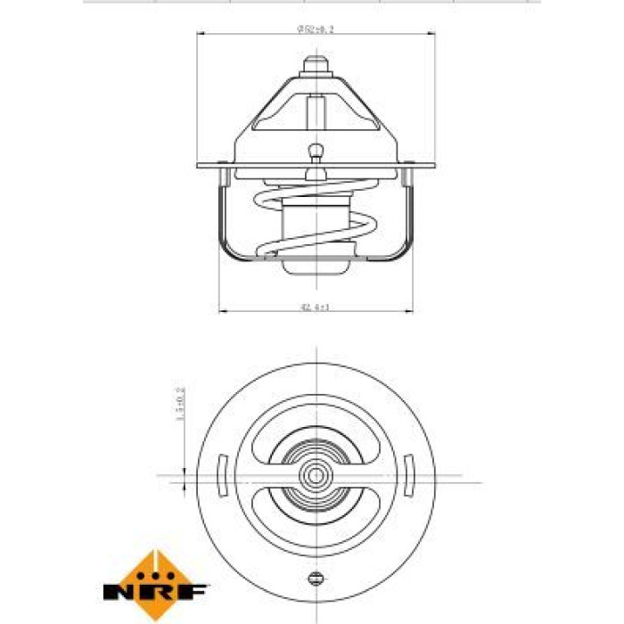 725144 NRF Kühlmittelthermostat 725144 725144 NRF Kühlmittelthermostat 725144