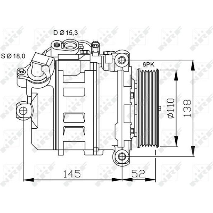 NRF Kompressor 32435 NRF Kompressor 32435