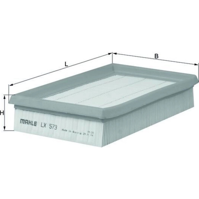 MAHLE Luftfilter LX 573 MAHLE Luftfilter LX 573