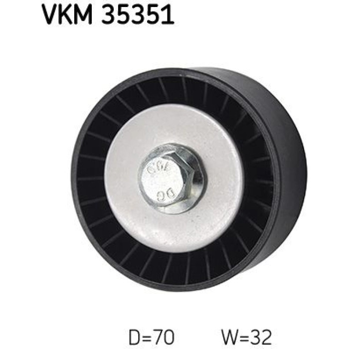 SKF Keilrippenriemen-Umlenkrolle VKM 35351 SKF Keilrippenriemen-Umlenkrolle VKM 35351