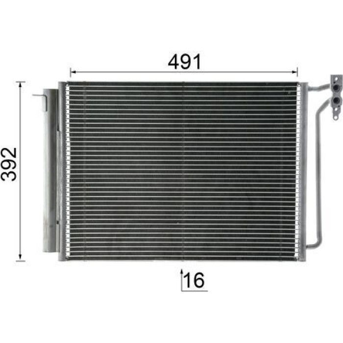 MAHLE Kondensator, Klimaanlage AC 311 000P MAHLE Kondensator, Klimaanlage AC 311 000P